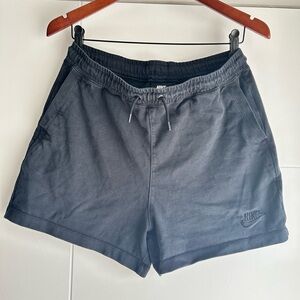 Nike black high waisted Sports Shorts